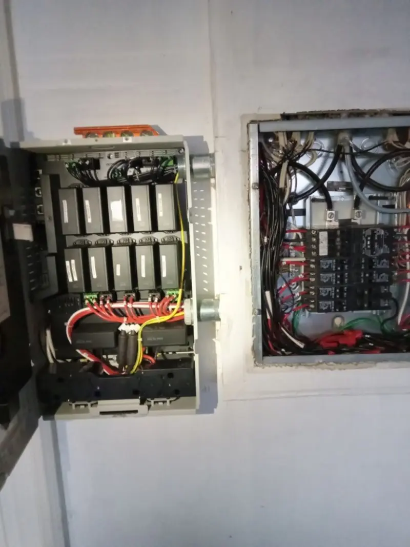 Electrical panel upgrade completed for Indoor Lighting Installation in North Shore